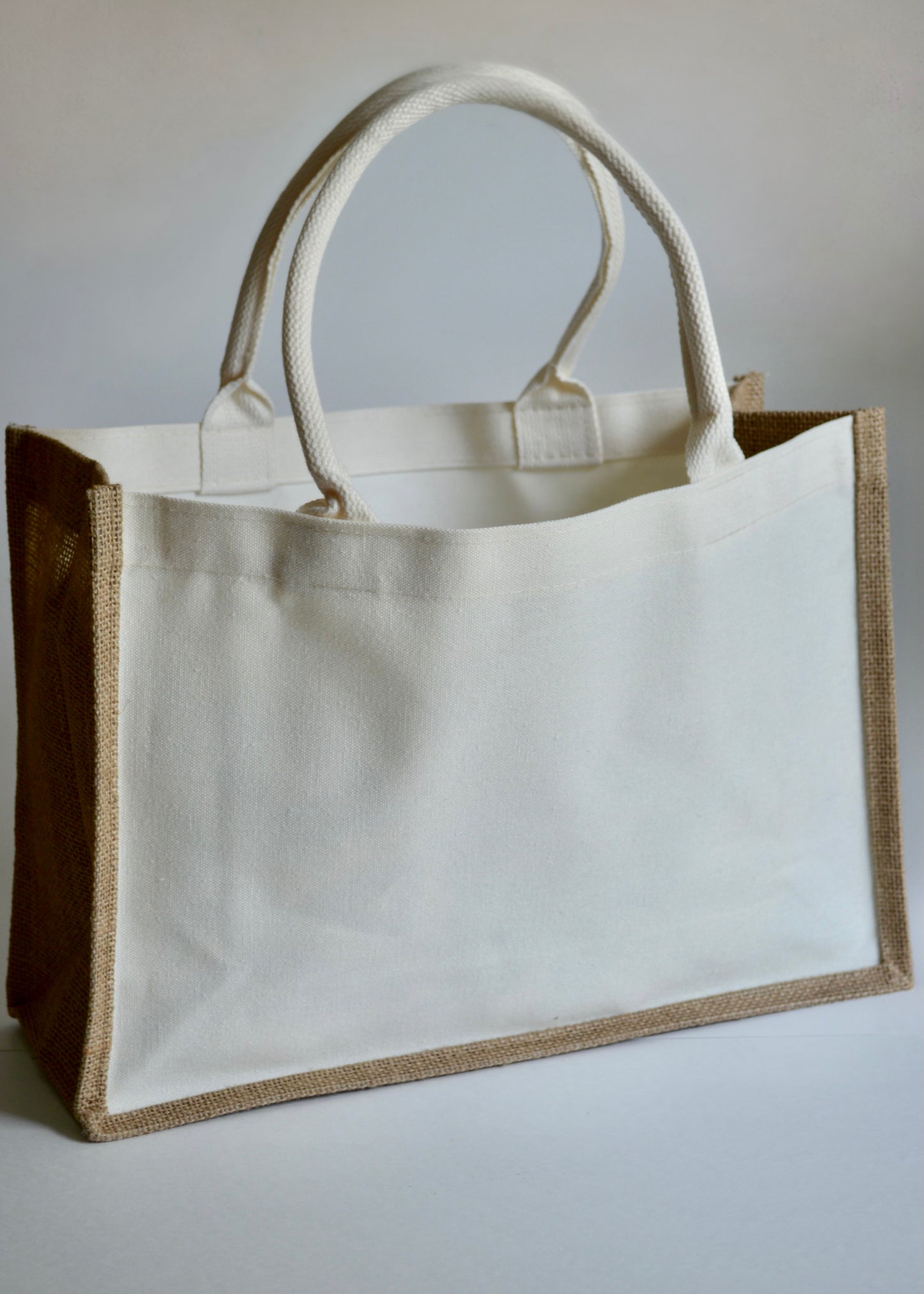 Sew Honey Jute Tote Bag