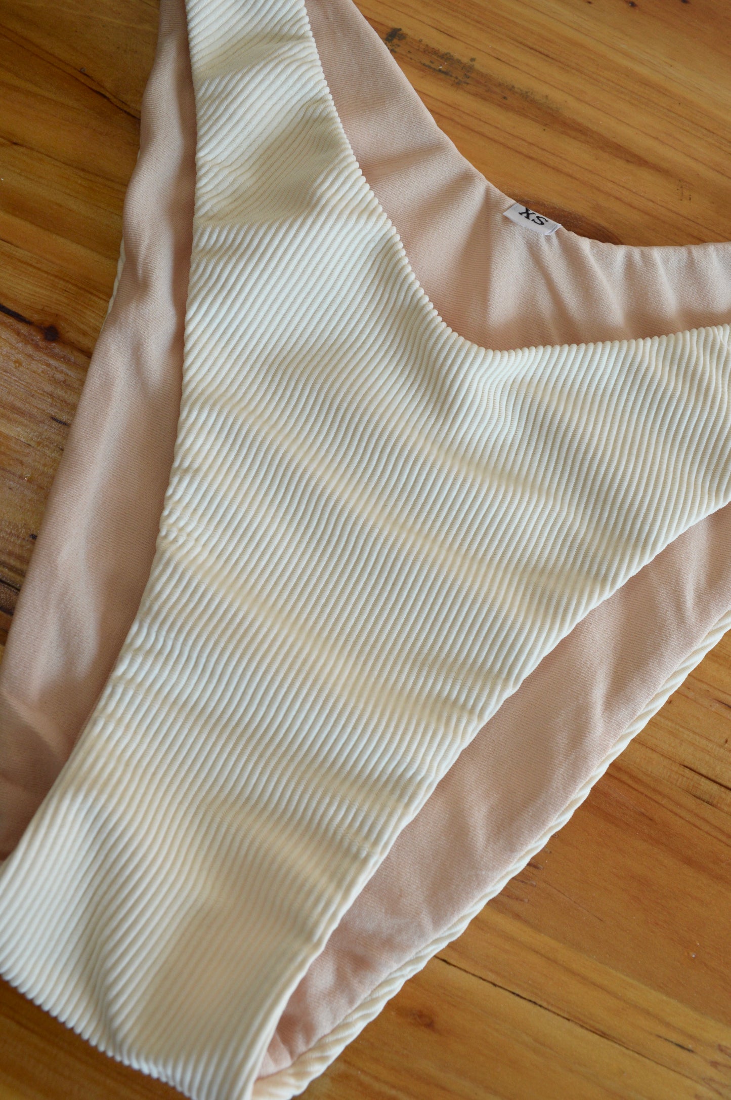 The Ribbed Ivory Bottom