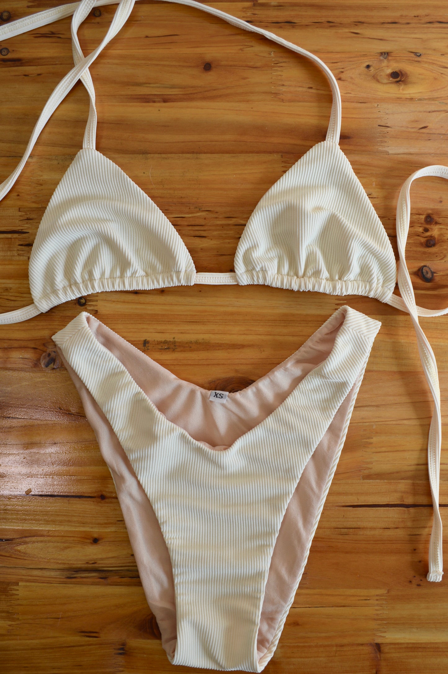The Ribbed Ivory Top