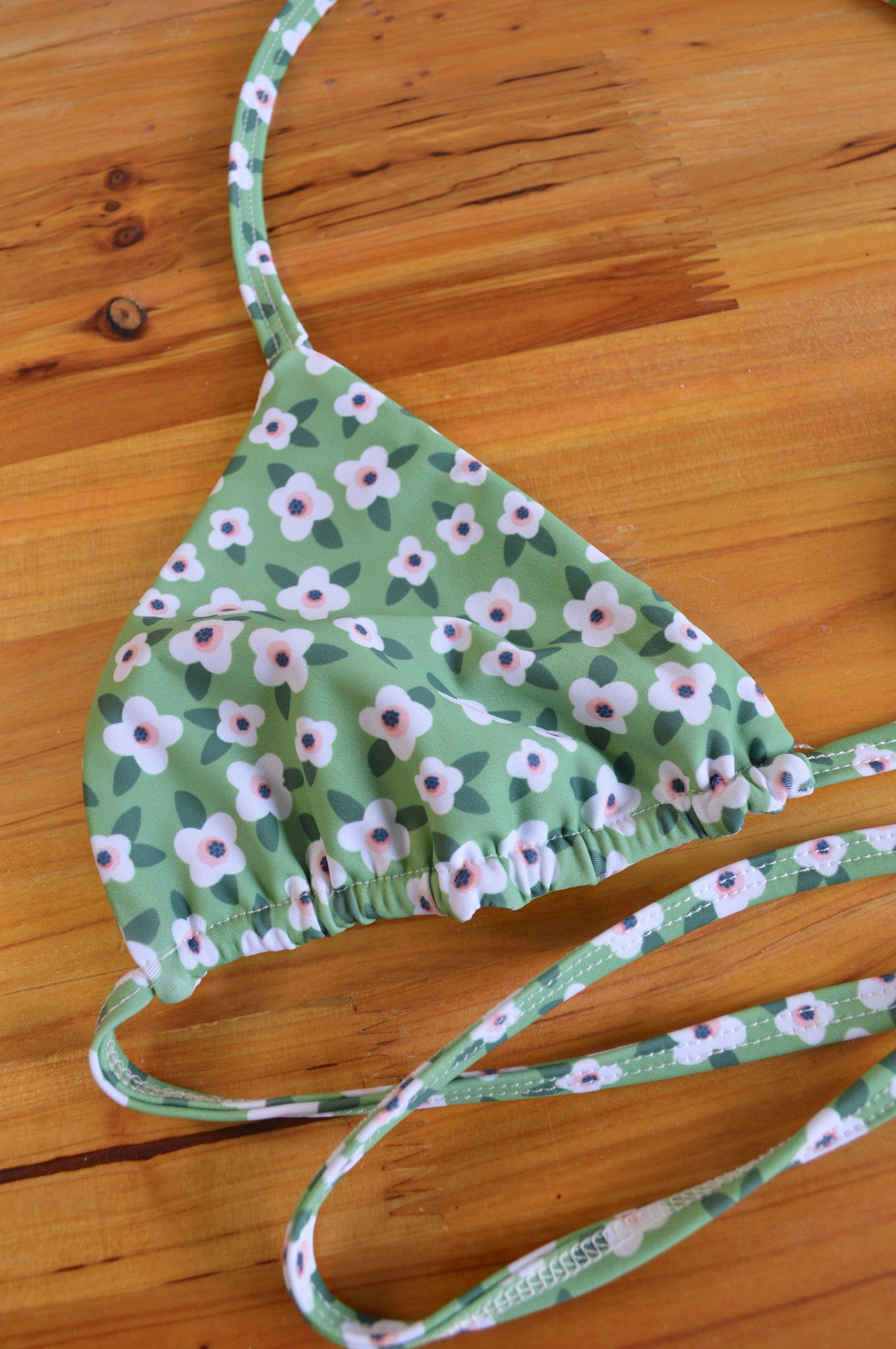 The Green Floral Top