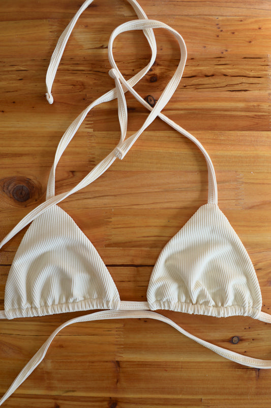 The Ribbed Ivory Top
