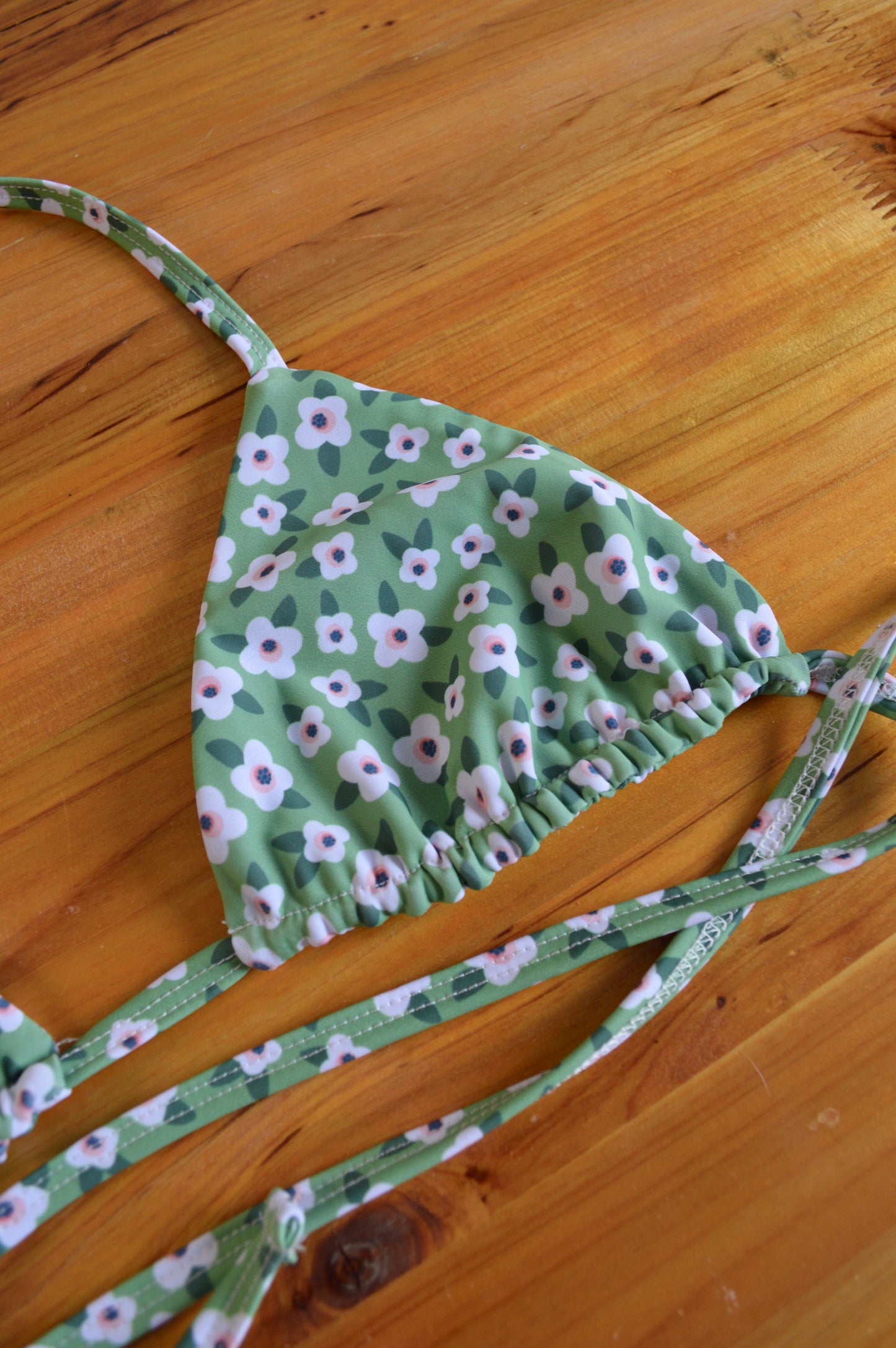 The Green Floral Top