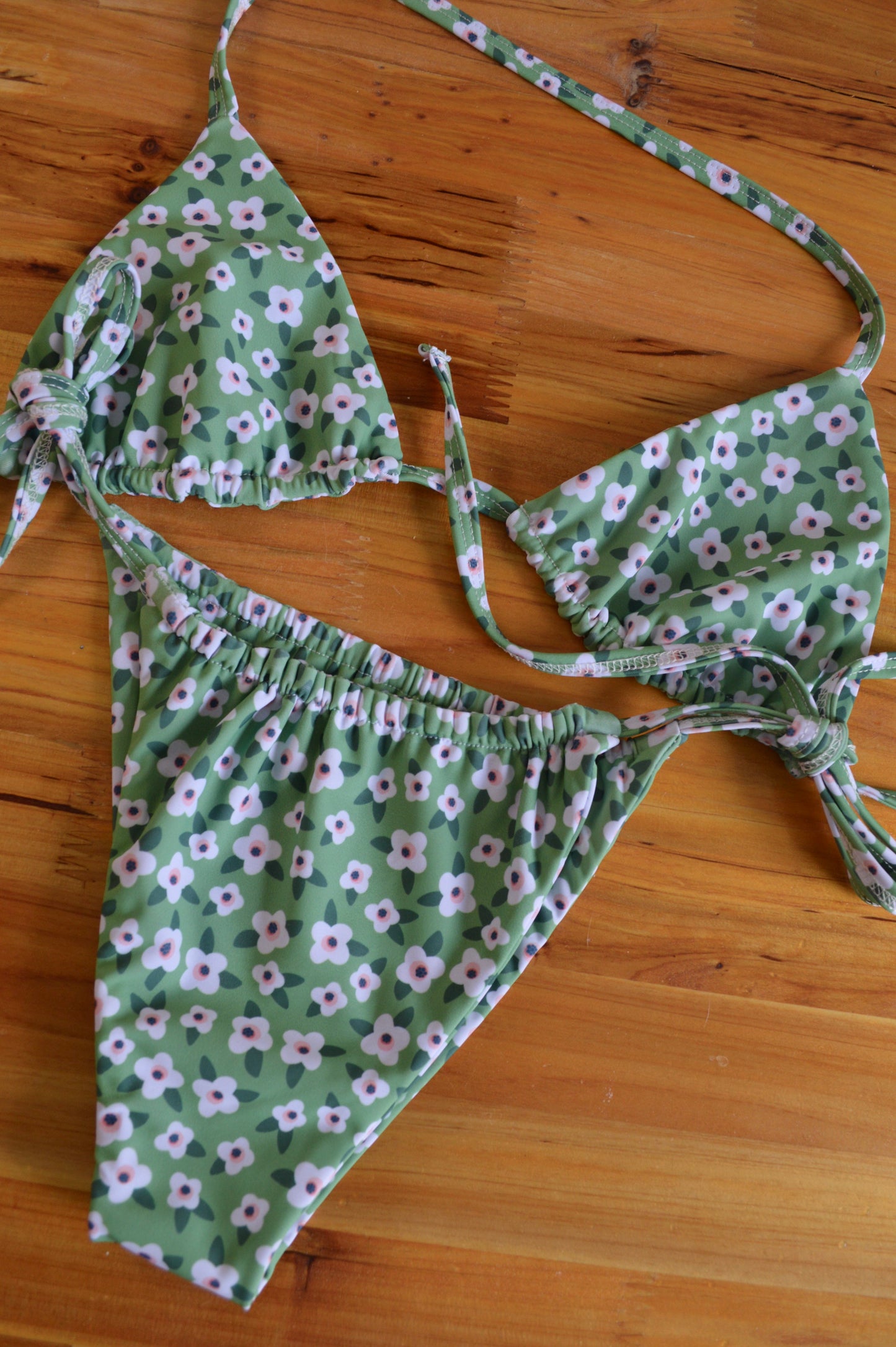 The Green Floral Bottom